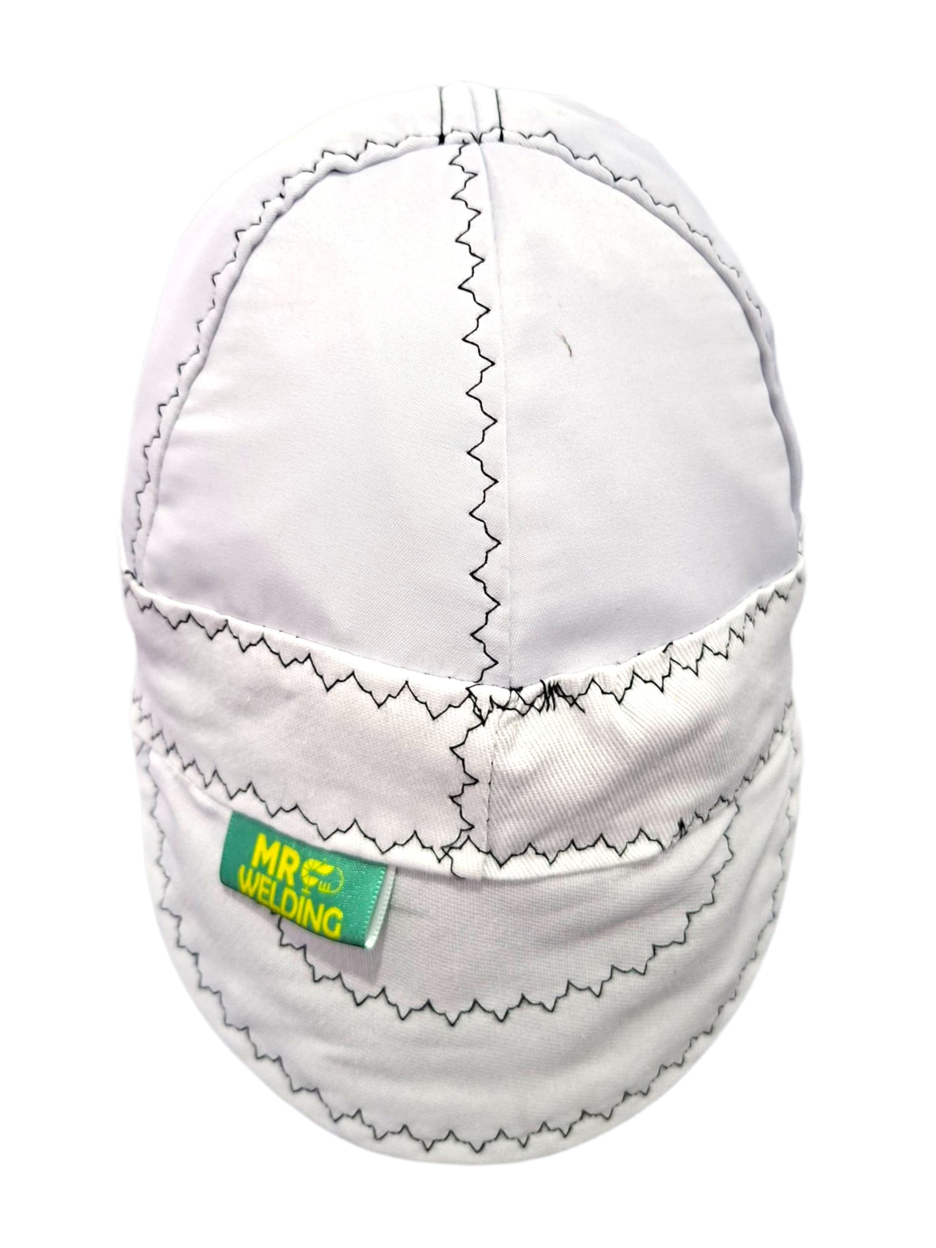 Blanco con Hilo Negro - Welding Cap | MRWELDING