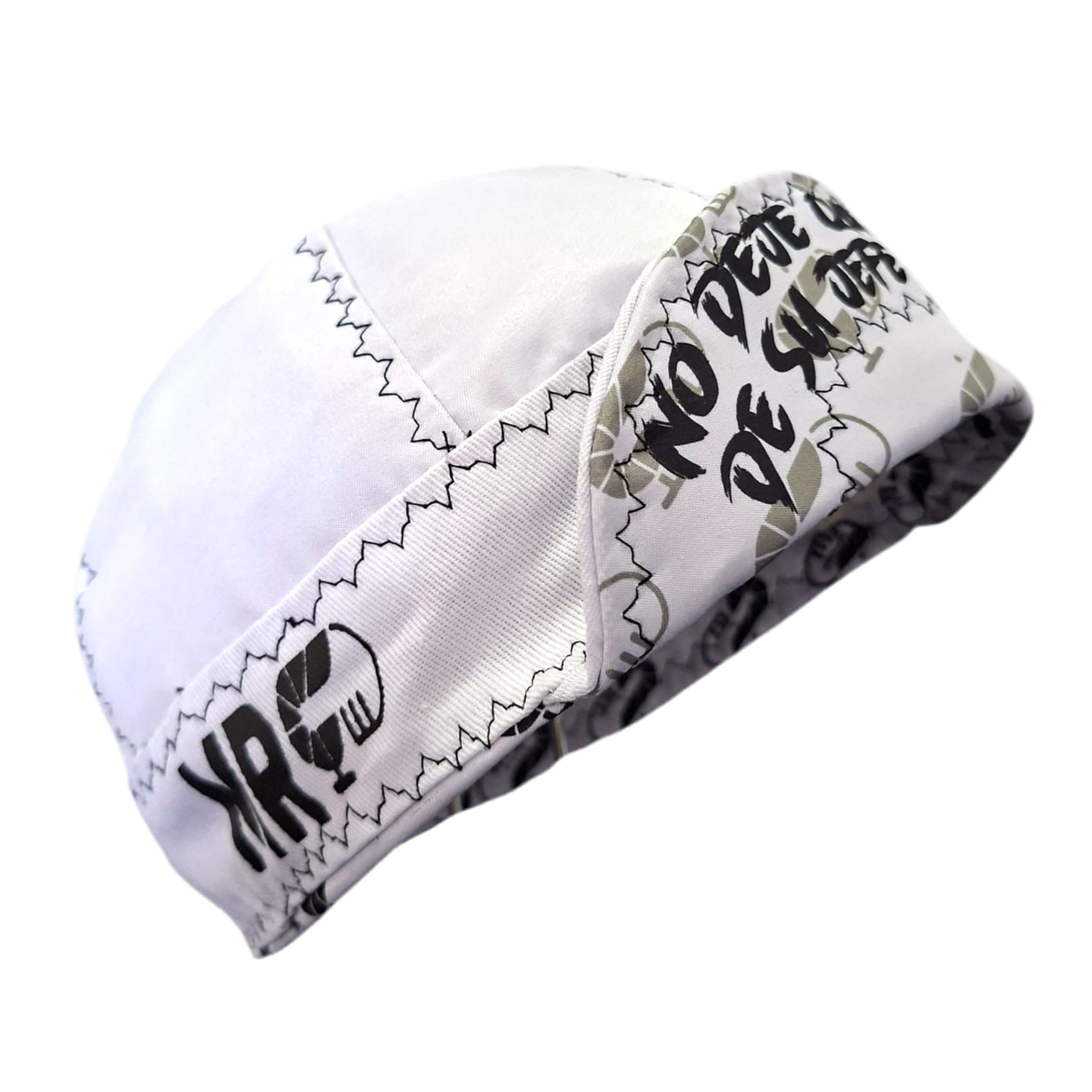 Blanco con Hilo Negro - Welding Cap | MRWELDING