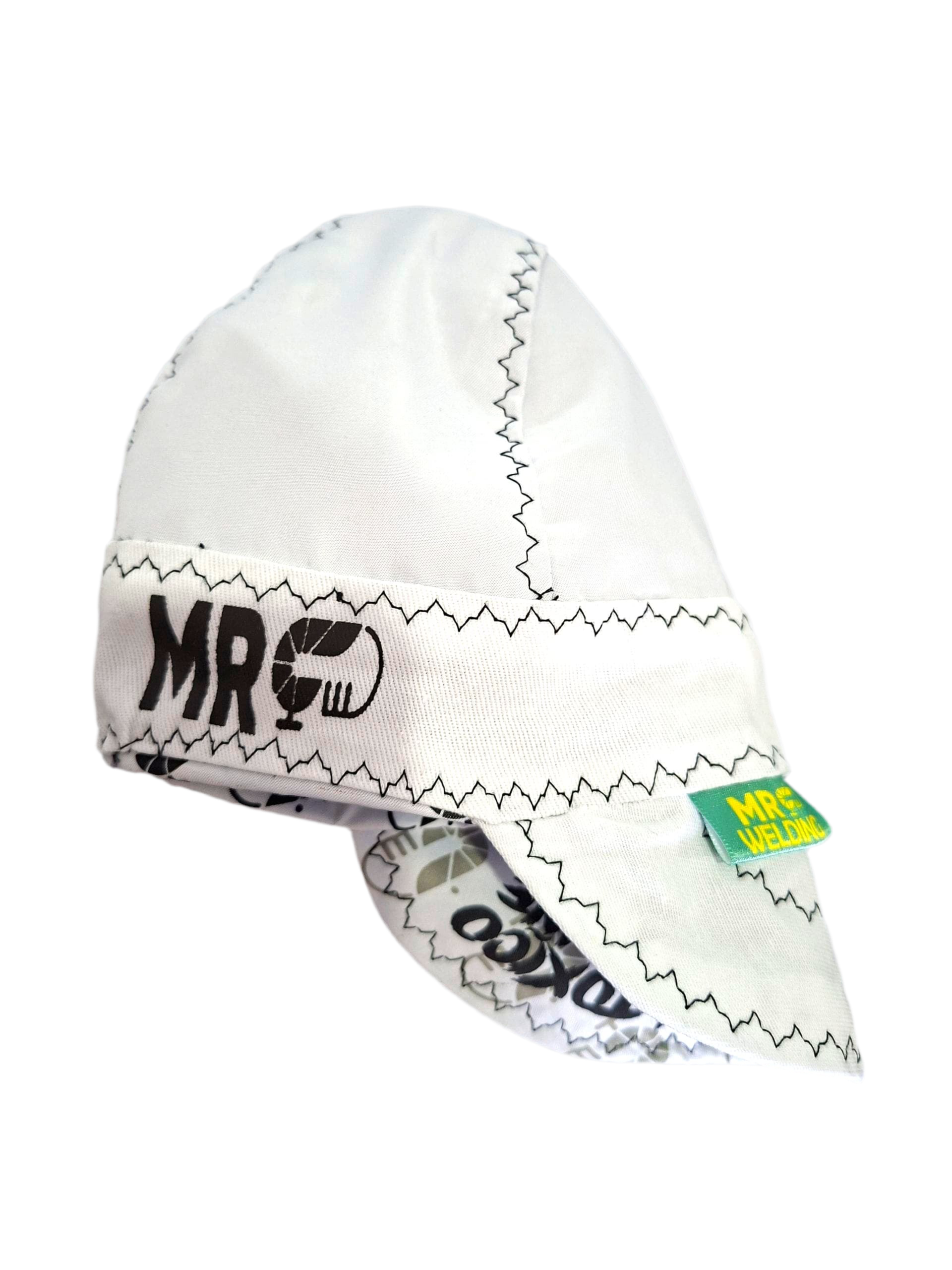 Blanco con Hilo Negro - Welding Cap | MRWELDING