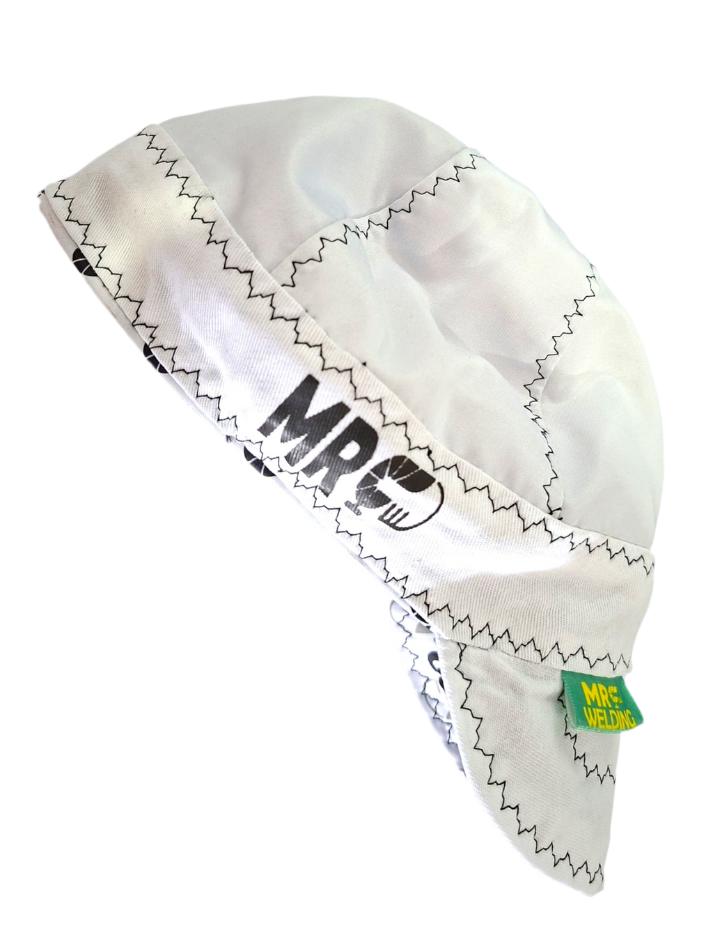 Blanco con Hilo Negro - Welding Cap | MRWELDING