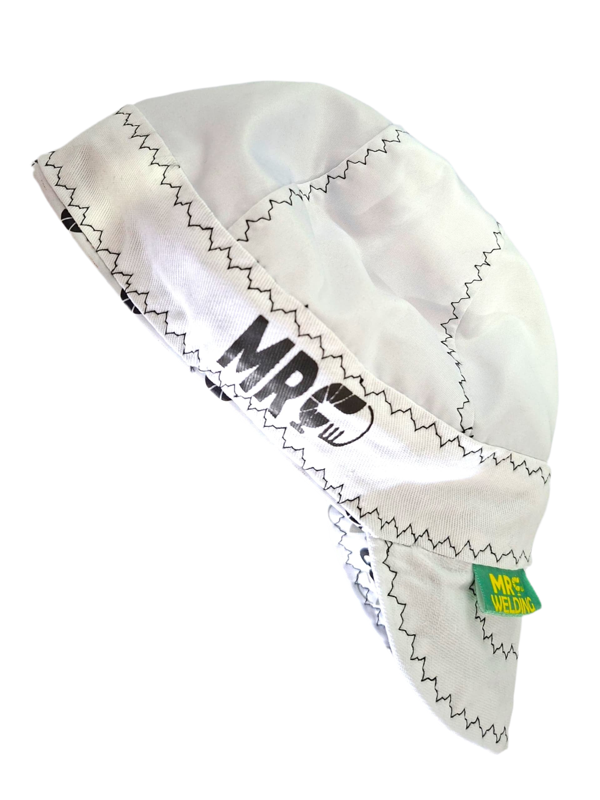 Blanco con Hilo Negro - Welding Cap | MRWELDING